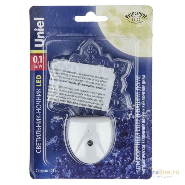 Светильник-ночник Uniel DTL-315 Цветок/White/Sensor UL-00007052 Светильник-ночник Uniel DTL-315 Цветок/White/Sensor UL-00007052