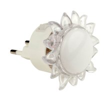 Настенный светодиодный светильник (10322) Uniel Детская серия DTL-308-Подсолнух/RGB/4LED/0,5W Настенный светодиодный светильник (10322) Uniel Детская серия DTL-308-Подсолнух/RGB/4LED/0,5W