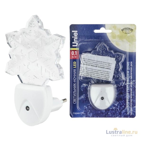 Светильник-ночник Uniel DTL-315 Цветок/White/Sensor UL-00007052 Светильник-ночник Uniel DTL-315 Цветок/White/Sensor UL-00007052