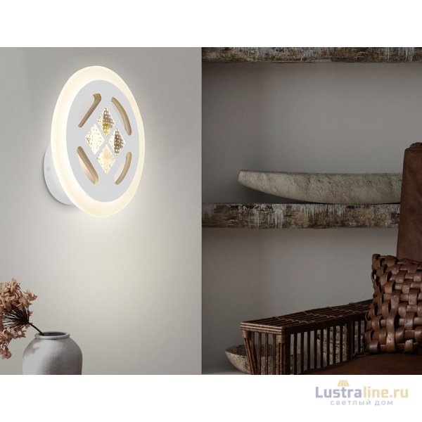 Настенный светодиодный светильник Ambrella Light Acrylica Ice FA2955 Настенный светодиодный светильник Ambrella Light Acrylica Ice FA2955