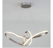 Подвесной светодиодный светильник Eurosvet Kink 90174/1 сатин-никель