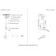 Подвесной светильник Crystal Lux ECLIPSE SP1 D130 CHROME