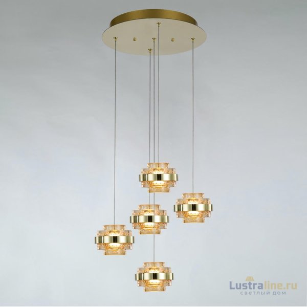 Подвесной светильник Delight Collection MD22030002 MD22030002-5A gold/champagne Подвесной светильник Delight Collection MD22030002 MD22030002-5A gold/champagne