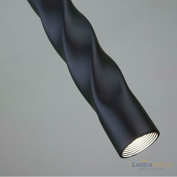 Подвесной светодиодный светильник Eurosvet Scroll 50136/1 LED черный Подвесной светодиодный светильник Eurosvet Scroll 50136/1 LED черный