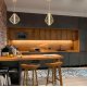 Подвесной светильник Crystal Lux CUADRA SP18W LED GOLD