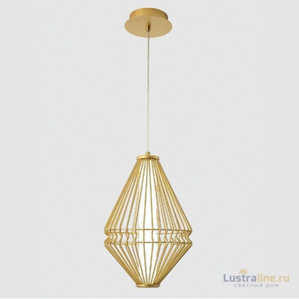 Подвесной светильник Crystal Lux CUADRA SP18W LED GOLD