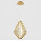 Подвесной светильник Crystal Lux CUADRA SP18W LED GOLD