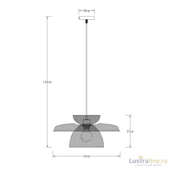 Подвесной светильник Arte Lamp Castello A7067SP-1BK