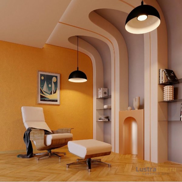 Подвесной светильник Arlight SP-ALUME-D500xH1500-20W MIX (BK,120 deg, 230V) 053809