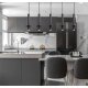 Подвесной светильник Delight Collection Meta 10704P black/grey