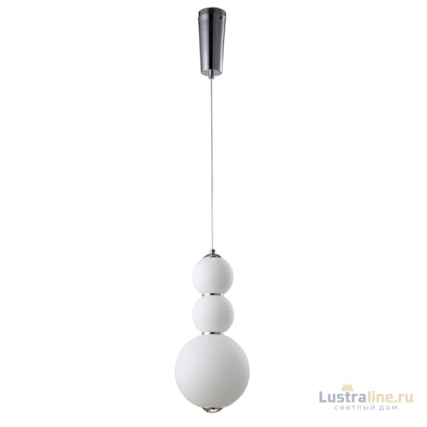 Подвесной светодиодный светильник Crystal Lux Desi SP3 Chrome/White Подвесной светодиодный светильник Crystal Lux Desi SP3 Chrome/White