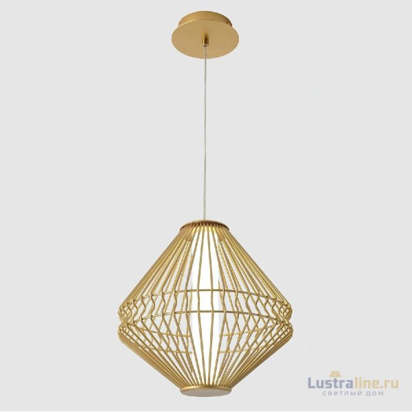 Подвесной светильник Crystal Lux CUADRA SP15W LED GOLD
