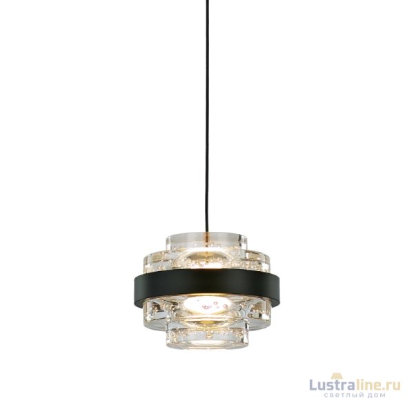 Подвесной светильник Delight Collection MD22030002 MD22030002-1A black/clear Подвесной светильник Delight Collection MD22030002 MD22030002-1A black/clear