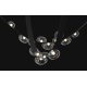 Подвесной светодиодный светильник Crystal Lux Bosque SP7 L3000 Black/Transparent