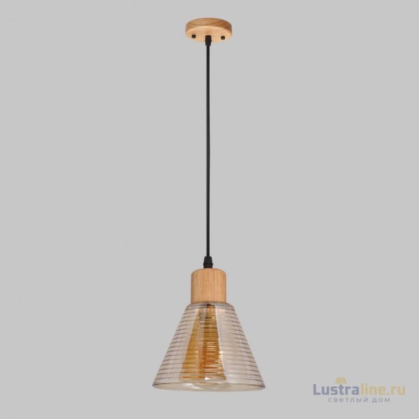 Подвесной светильник IMEX MD.5870-1-P-WOOD+BK Подвесной светильник IMEX MD.5870-1-P-WOOD+BK