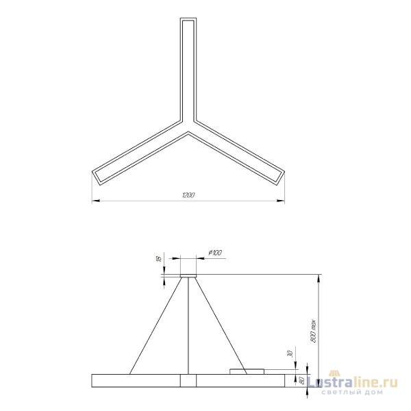 Подвесной светильник Эра Geometria SPO-144-W-40K-066 Б0050572 Подвесной светильник Эра Geometria SPO-144-W-40K-066 Б0050572