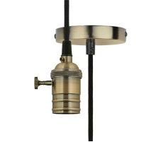 Подвесной светильник (UL-00004500) Uniel DLC-V-S24K/E27 TS/1M/BL Bronze