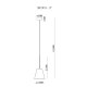 Подвесной светильник MyFar Stiven MR1031-1P