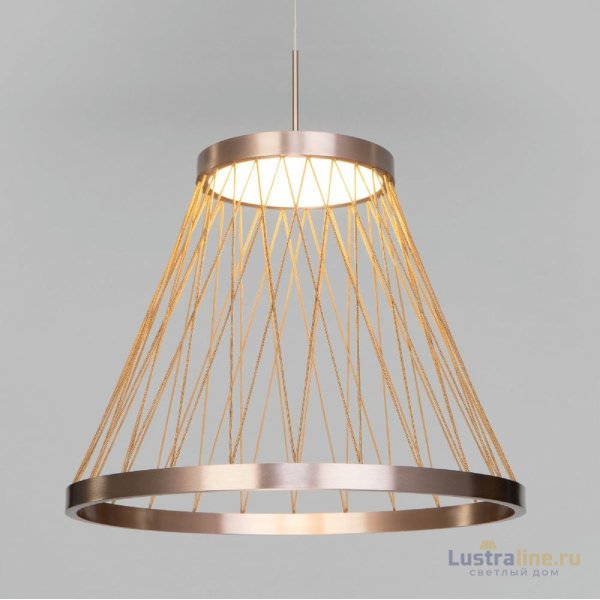 Подвесной светильник Eurosvet Cesta 40016/1 LED коричневый a069283