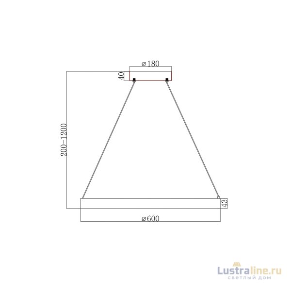 Подвесной светильник Arte Lamp Lao A2189LM-1BK