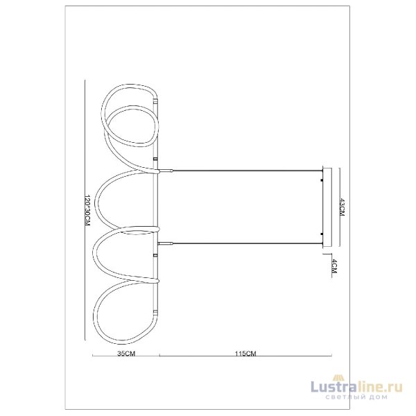 Подвесной светильник Arte Lamp Klimt A2850SP-75BK