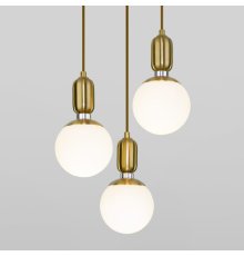Подвесной светильник Eurosvet Bubble 50151/3 латунь