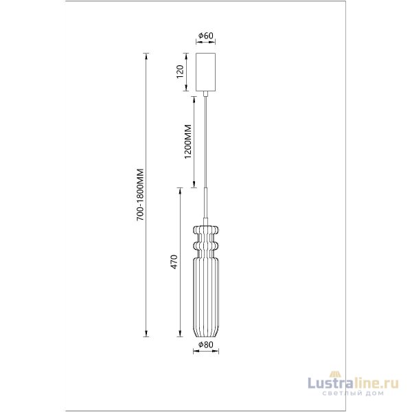 Подвесной светильник Arte Lamp Crystal A2942SP-1BK