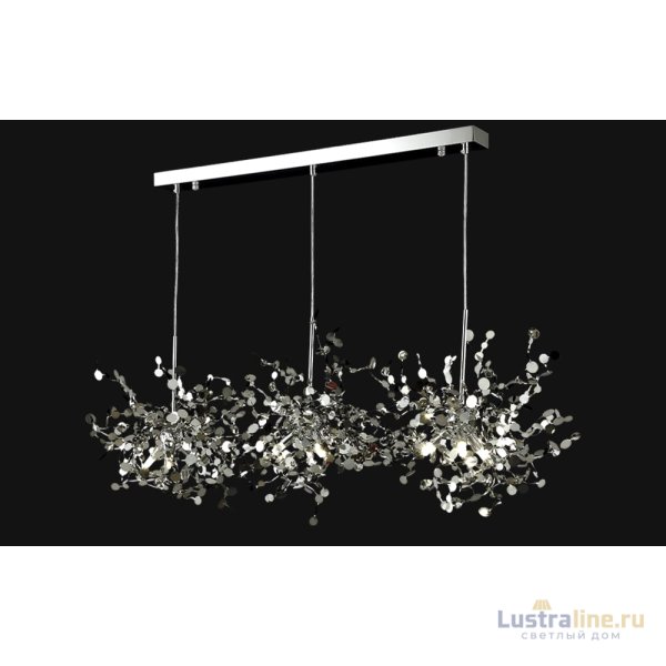 Подвесной светильник Crystal Lux GARDEN SP3х3 L1200 CHROME Подвесной светильник Crystal Lux GARDEN SP3х3 L1200 CHROME