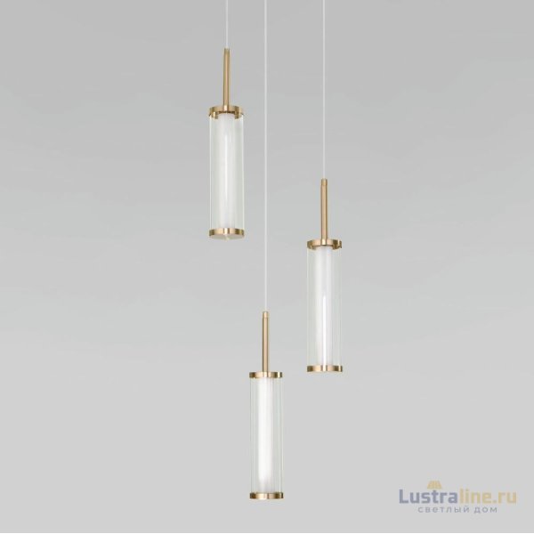 Подвесной светильник Eurosvet Stark 50386/3 LED латунь a067954