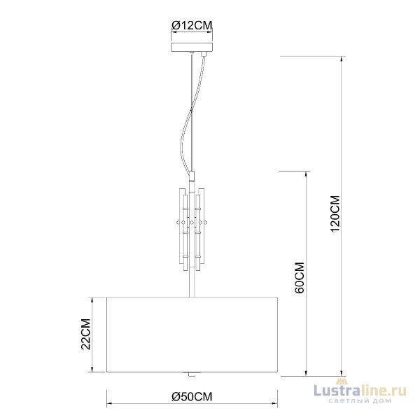 Подвесной светильник Arte Lamp Taygeta A4097SP-5CC