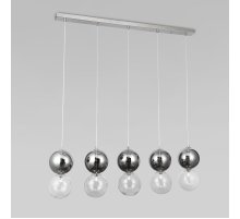 Подвесной светильник Eurosvet Selisa 50091/5 хром/дымчатый