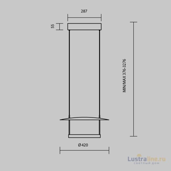 Подвесной светильник Maytoni Ambience MOD280PL-L23B3K1