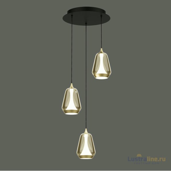 Подвесной светильник Delight Collection MD24001011-3A brass/champagne Подвесной светильник Delight Collection MD24001011-3A brass/champagne