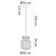 Подвесной светильник Arte Lamp Hamal A6170SP-1GO
