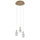 Подвесной светильник Delight Collection OD2439-3 gold/clear