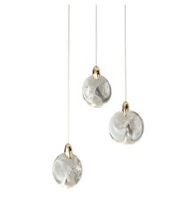 Подвесной светильник Delight Collection OD2440-3 gold/clear