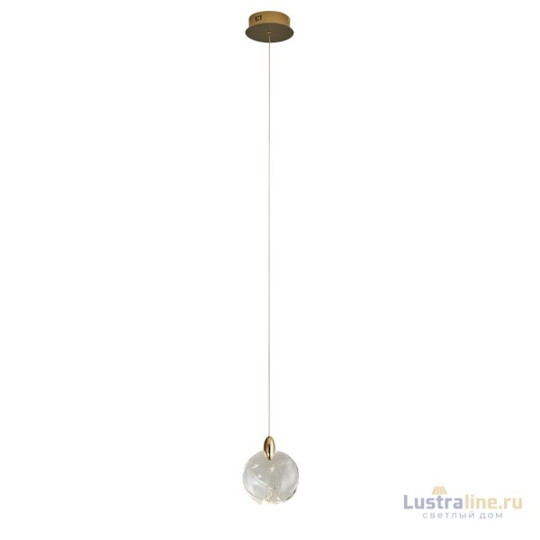 Подвесной светильник Delight Collection OD2440-1 gold/clear Подвесной светильник Delight Collection OD2440-1 gold/clear