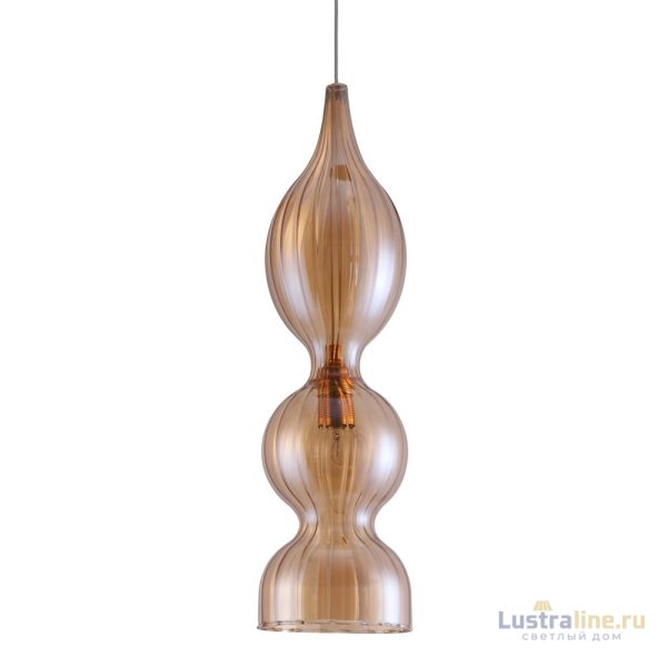 Подвесной светильник Crystal Lux Iris SP1 B Amber