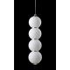 Подвесной светильник Crystal Lux Desi DESI SP4 CHROME/WHITE