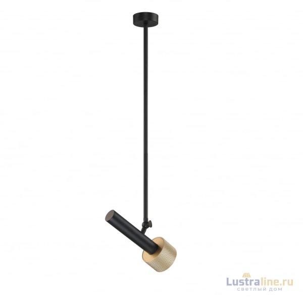 Подвесной светильник iLedex Delta 2361-1 BK+BR Подвесной светильник iLedex Delta 2361-1 BK+BR