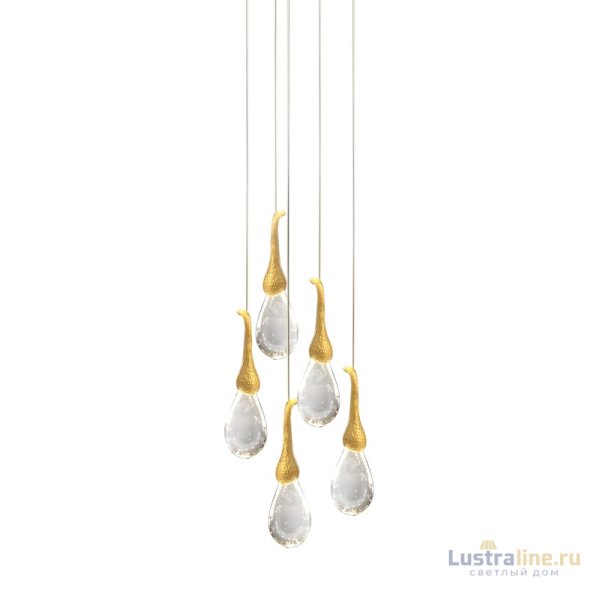 Подвесной светильник Delight Collection Seed OMG07287-5 gold