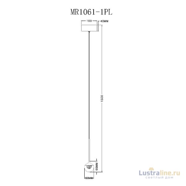 Подвесной светильник Myfar Kollins MR1061-1PL