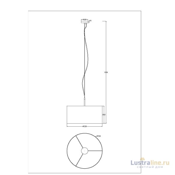 Подвесной светильник Arte Lamp Coppa A4095SP-3WH