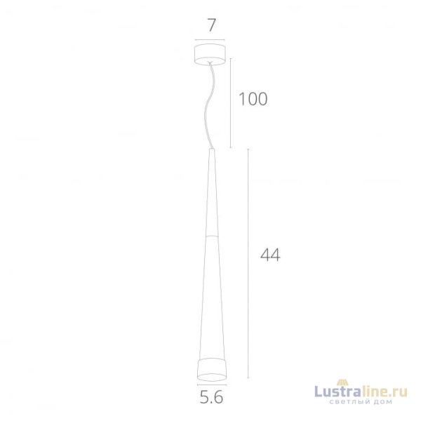 Подвесной светодиодный светильник Arte Lamp Orione A6010SP-1CC
