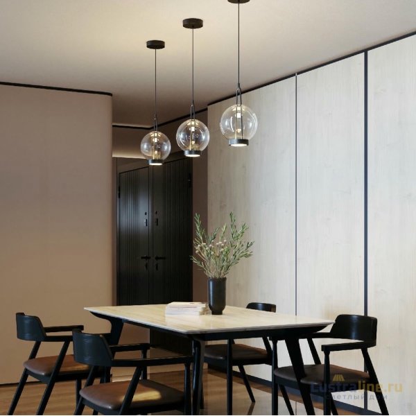 Подвесной светильник Eurosvet Frasco 50267/1 LED черный a069346