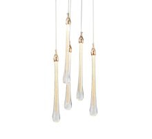 Подвесной светильник Delight Collection Teardrop OM801670-5-G Подвесной светильник Delight Collection Teardrop OM801670-5-G