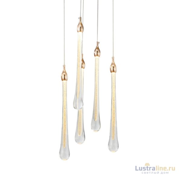 Подвесной светильник Delight Collection Teardrop OM801670-5-G Подвесной светильник Delight Collection Teardrop OM801670-5-G