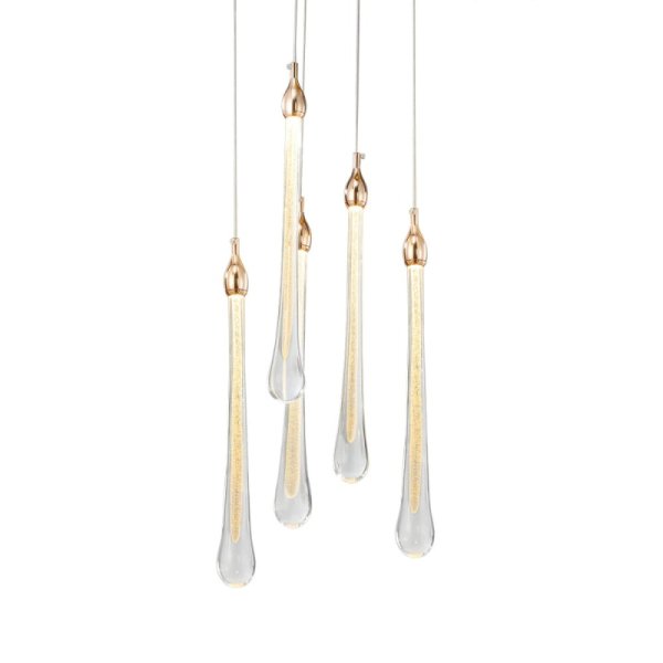 Подвесной светильник Delight Collection Teardrop OM801670-5-G