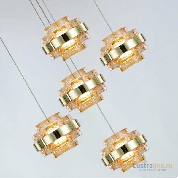 Подвесной светильник Delight Collection MD22030002 MD22030002-5A gold/champagne Подвесной светильник Delight Collection MD22030002 MD22030002-5A gold/champagne