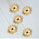 Подвесной светильник Delight Collection MD22030002 MD22030002-5A gold/champagne